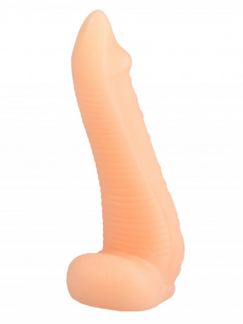 Эластичный анальный стимулятор в виде щупальца