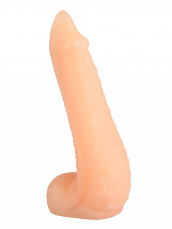 Эластичный анальный стимулятор в виде щупальца