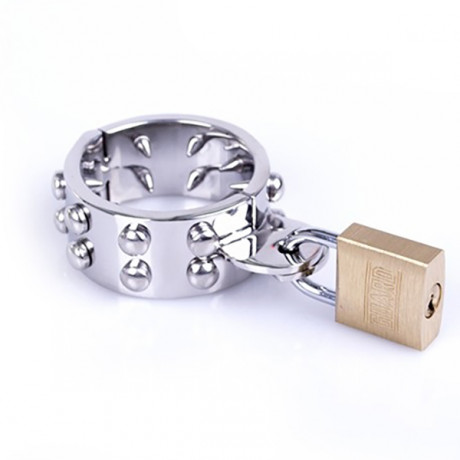 Кольцо фиксатор на пенис для любителей проколов