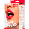 Реалистичный мастурбатор ротик и вагина Juicy Pussy Pretty Mouth