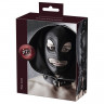 Глухая маска шлем с молнией Double Mask by fetish collection