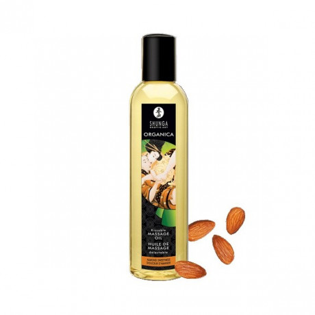Масло массажное для тела с ароматом миндаля Shunga Organica