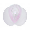 Прозрачно-розовый мастурбатор-вагина в виде женского торса Juicy Pussy Crystal Rose