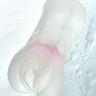 Прозрачно-розовый мастурбатор-вагина в виде женского торса Juicy Pussy Crystal Rose
