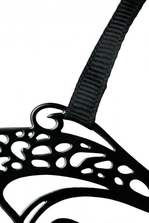 Изящная и легкая металлическая маска черного цвета TOYFA Theatre