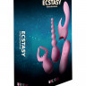 Массажер с 10 режимами вибрации и сменными насадками Ecstasy