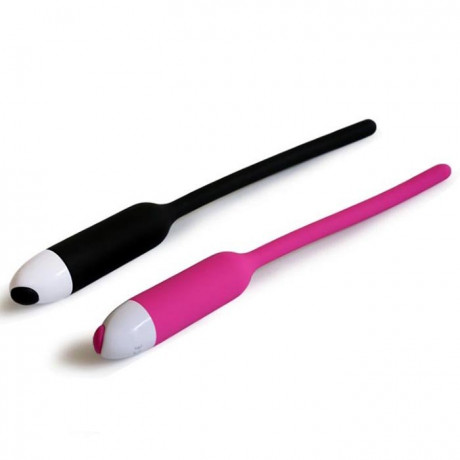 Тонкий вибростимулятор для уретральных игр