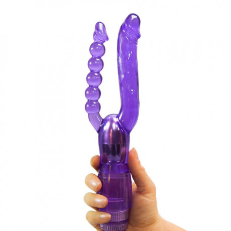 Двойной анально вагинальный вибратор