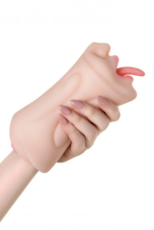 Реалистичный мастурбатор вагина и ротик с язычком Juicy Pussy Fruity Tongue