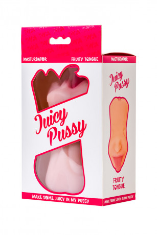 Реалистичный мастурбатор вагина и ротик с язычком Juicy Pussy Fruity Tongue