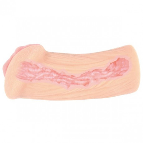 Мягкий мастурбатор в форме вагины с розовыми половыми губами ELEGANCE