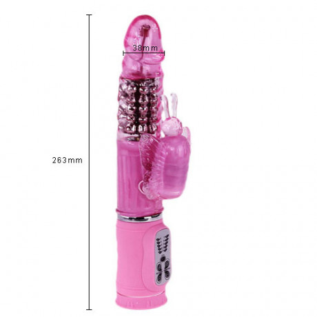 Водонепроницаемый многофункциональный вибратор с 5 режимами вибрации и 5 режимами ротации