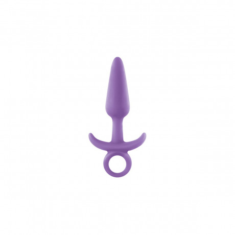 Анальная пробка среднего размера с кольцом светящаяся в темноте Firefly Prince Medium