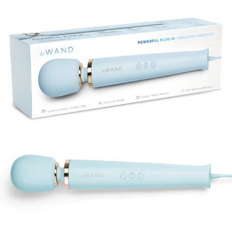 Проводной вибромассажер Le Wand Cream с 10-ю скоростями и 6-ю вариантами вибрации