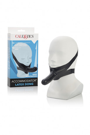 Оригинальный страпон для орального секса The Original Accommodator Latex Dong