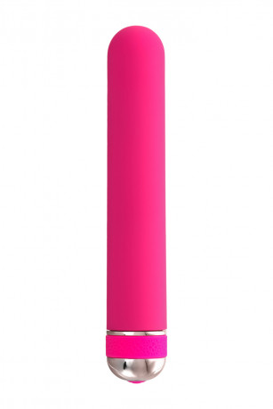 Розовый стильный вибратор с 10 режимами вибрации Mastick