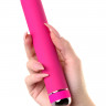 Розовый стильный вибратор с 10 режимами вибрации Mastick