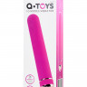 Розовый стильный вибратор с 10 режимами вибрации Mastick