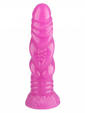 Анальный стимулятор фаллос из эластомера с рельефом