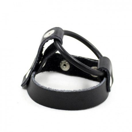 Кольцо на пенис с подхватом мошонки