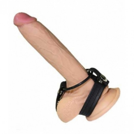 Кольцо на пенис с подхватом мошонки