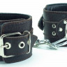 Наручники из мягкой кожи БДСМ арсенал
