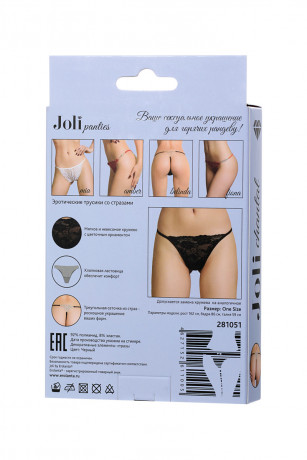 Сексуальные стринги со стразами Joli Chantal