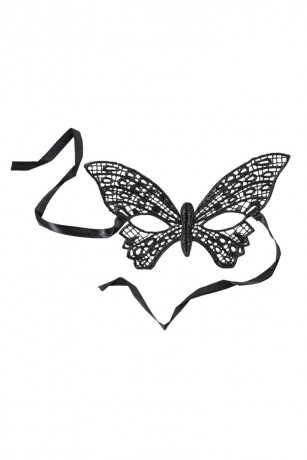 Маска из кружева для загадочного образа Бабочка