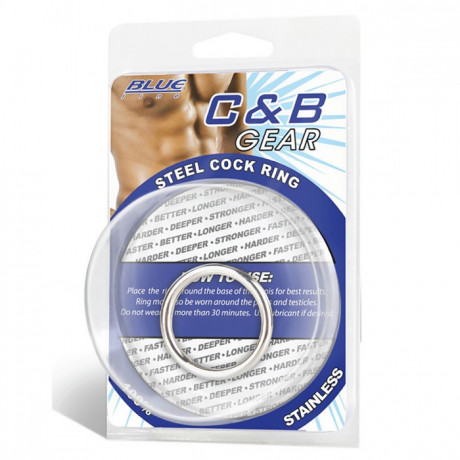 Стальное эрекционное кольцо STEEL COCK RING