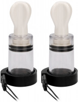 Помпы для сосков с прибором для электростимуляции Electro Nipple Suckers Transparent