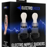 Помпы для сосков с прибором для электростимуляции Electro Nipple Suckers Transparent