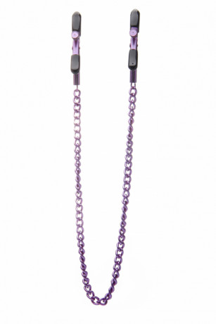 Зажимы с цепочкой для стимуляции сосков Adjustable Nipple Clamps