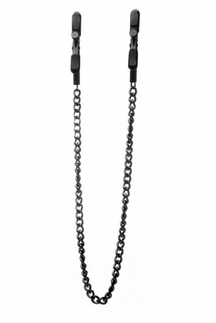 Зажимы с цепочкой для стимуляции сосков Adjustable Nipple Clamps