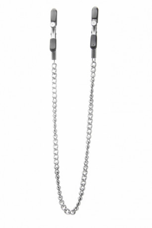 Зажимы с цепочкой для стимуляции сосков Adjustable Nipple Clamps