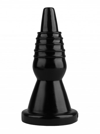 Рельефная анальная пирамида на мощной присоске