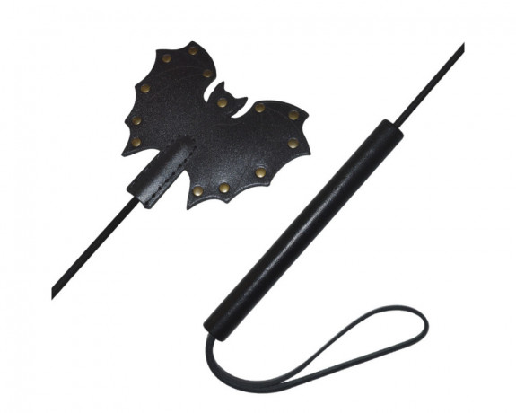 Стек из натуральной кожи декорированный металлическими кнопками