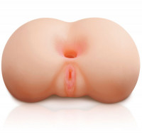 Телесная вагина-анус THE GAPE с вибрацией
