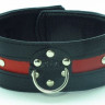 Ошейник черно красный на пряжке
