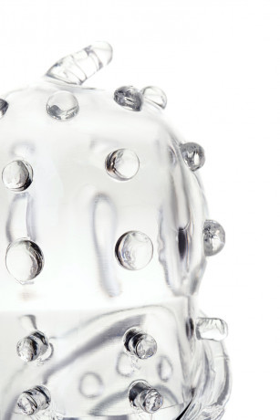 Прозрачная насадка на фаллос с закрытой головкой