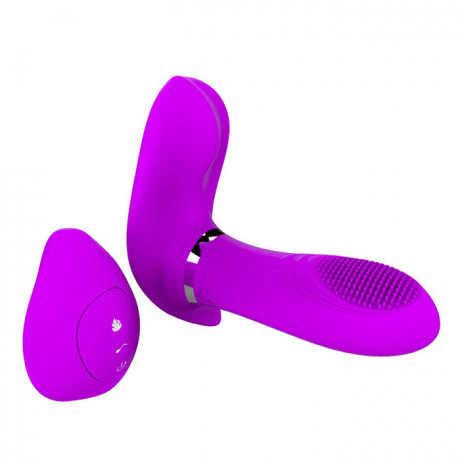 Вибро бабочка с массажными усиками для точки G