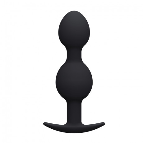 Рельефная анальная пробка со смещенным центром тяжести Baile