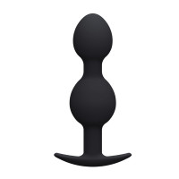 Рельефная анальная пробка со смещенным центром тяжести Baile
