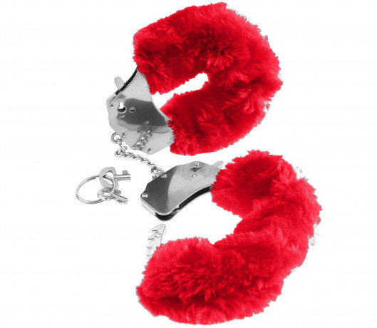 Наручники металлические Furry Love Cuffs с мехом