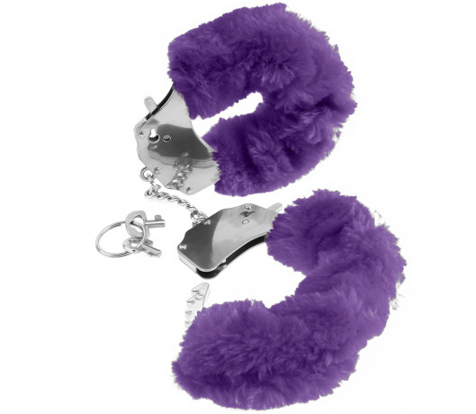 Наручники металлические Furry Love Cuffs с мехом