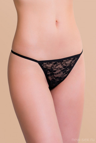 Микро трусики из кружева с цветочным орнаментом и стразами Joli Lillian