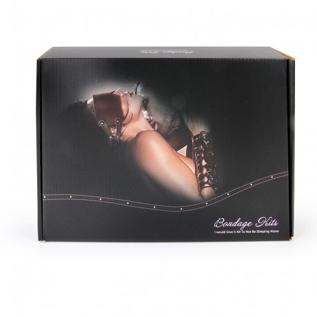 Набор аксессуаров для любителей БДСМ со стильной фурнитурой 8 предметов