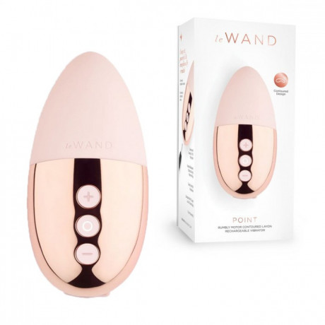 Перезаряжаемый миниатюрный эргономичный премиум-вибратор Le Wand Point