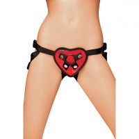 Трусики-сердечко для страпона
