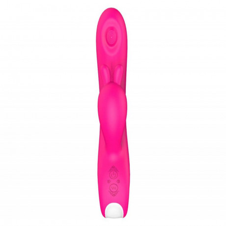 Вибратор с двумя функциональными отростками Pimple