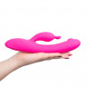 Вибратор с двумя функциональными отростками Pimple
